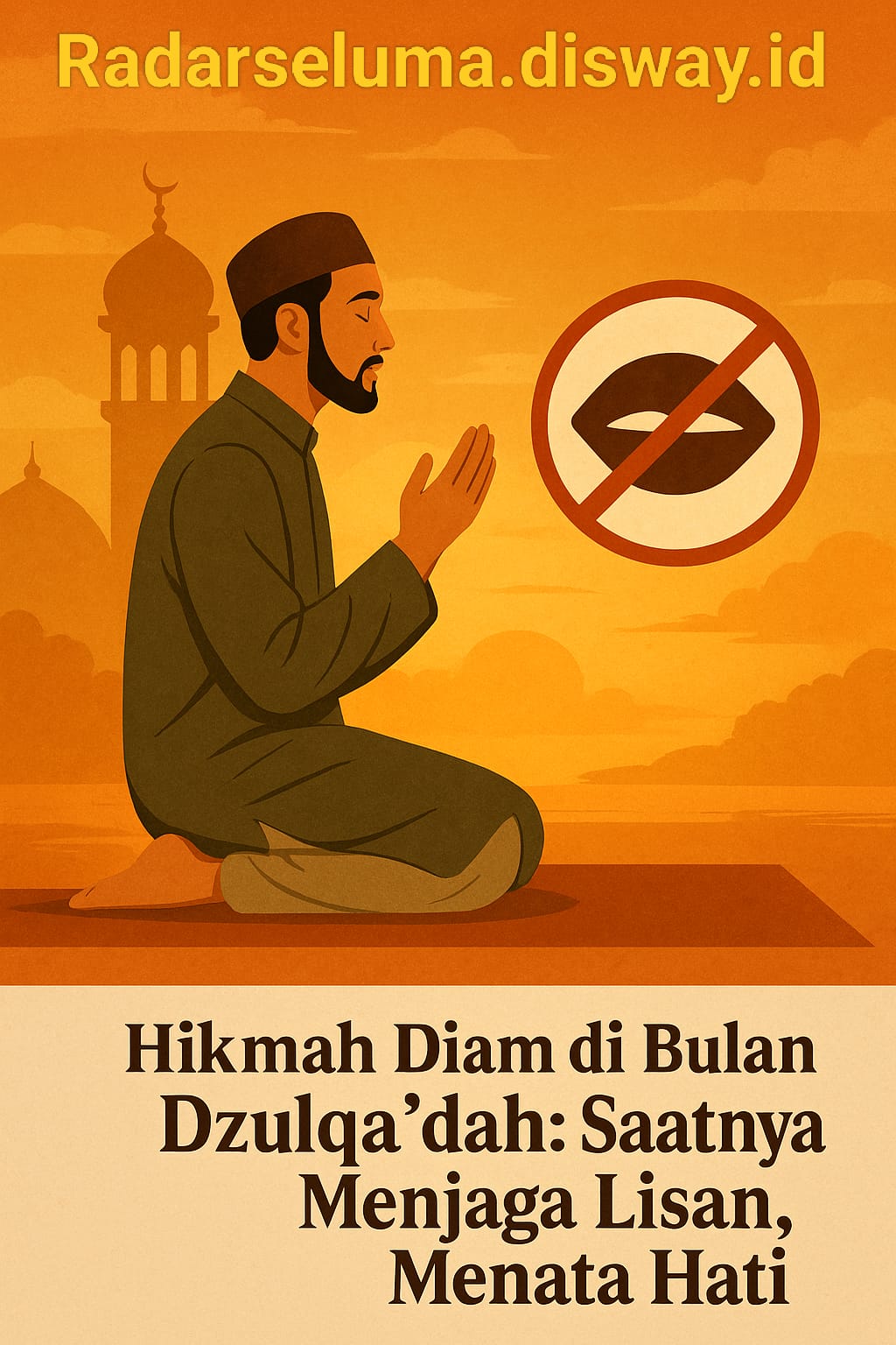 Hikmah dari Diam: Menghindari Perkataan Sia-sia di Bulan Dzulqa’dah
