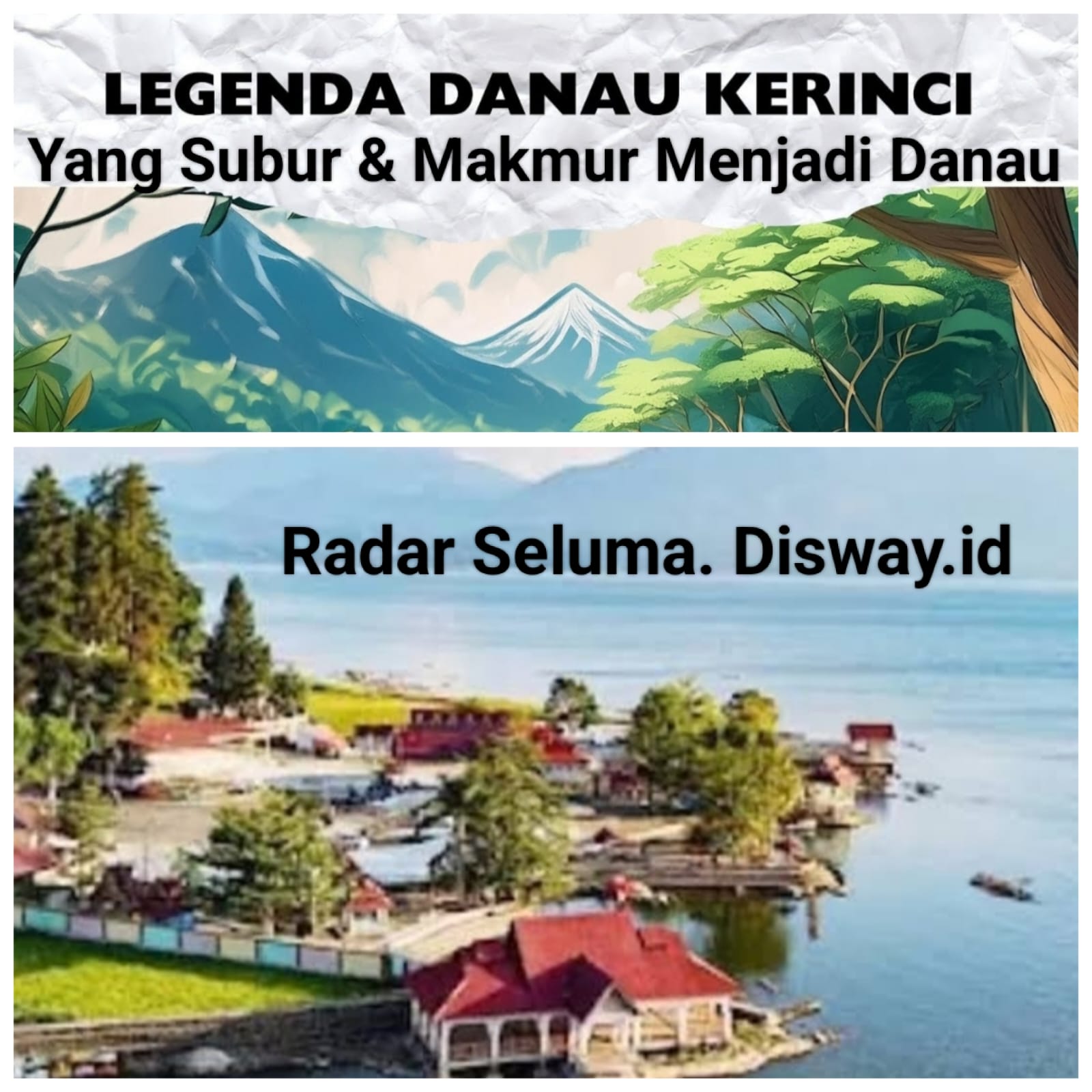 Legenda Rakyat Jambi Asal Mula Danau Kelinci  Part Satu 