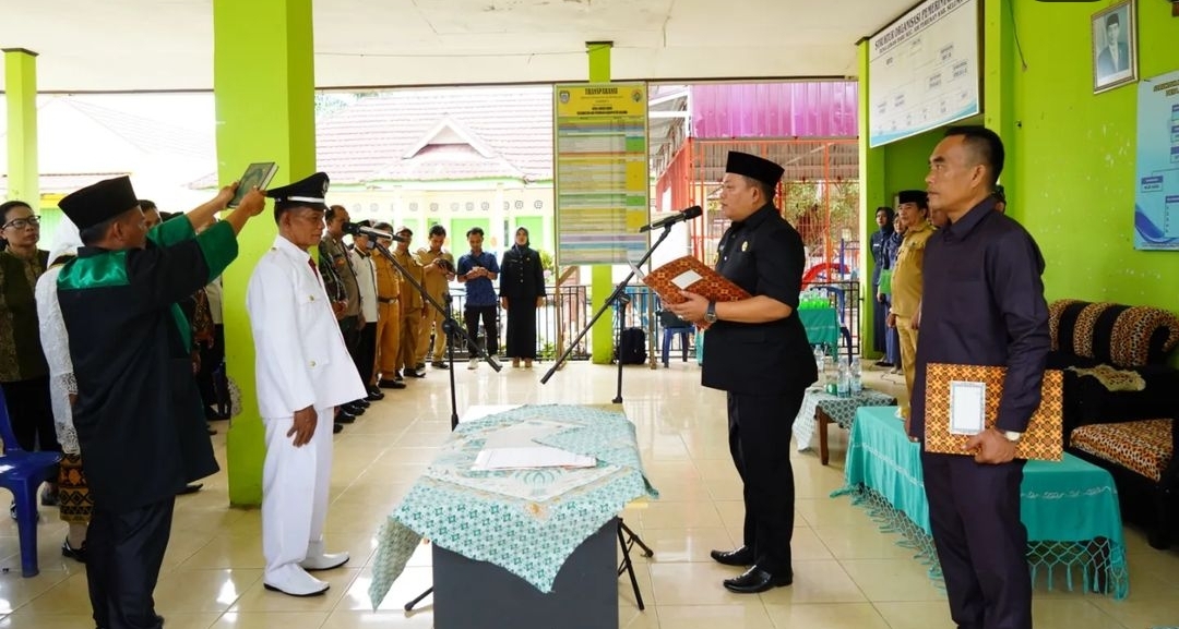  Bupati Lantik  Kades Lokasi Baru, Lima Lagi Masih Tunggu Jadwal