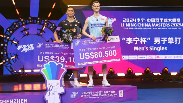 Gagal Juara China Masters 2024, Jonatan Christie Akui Kecewa 