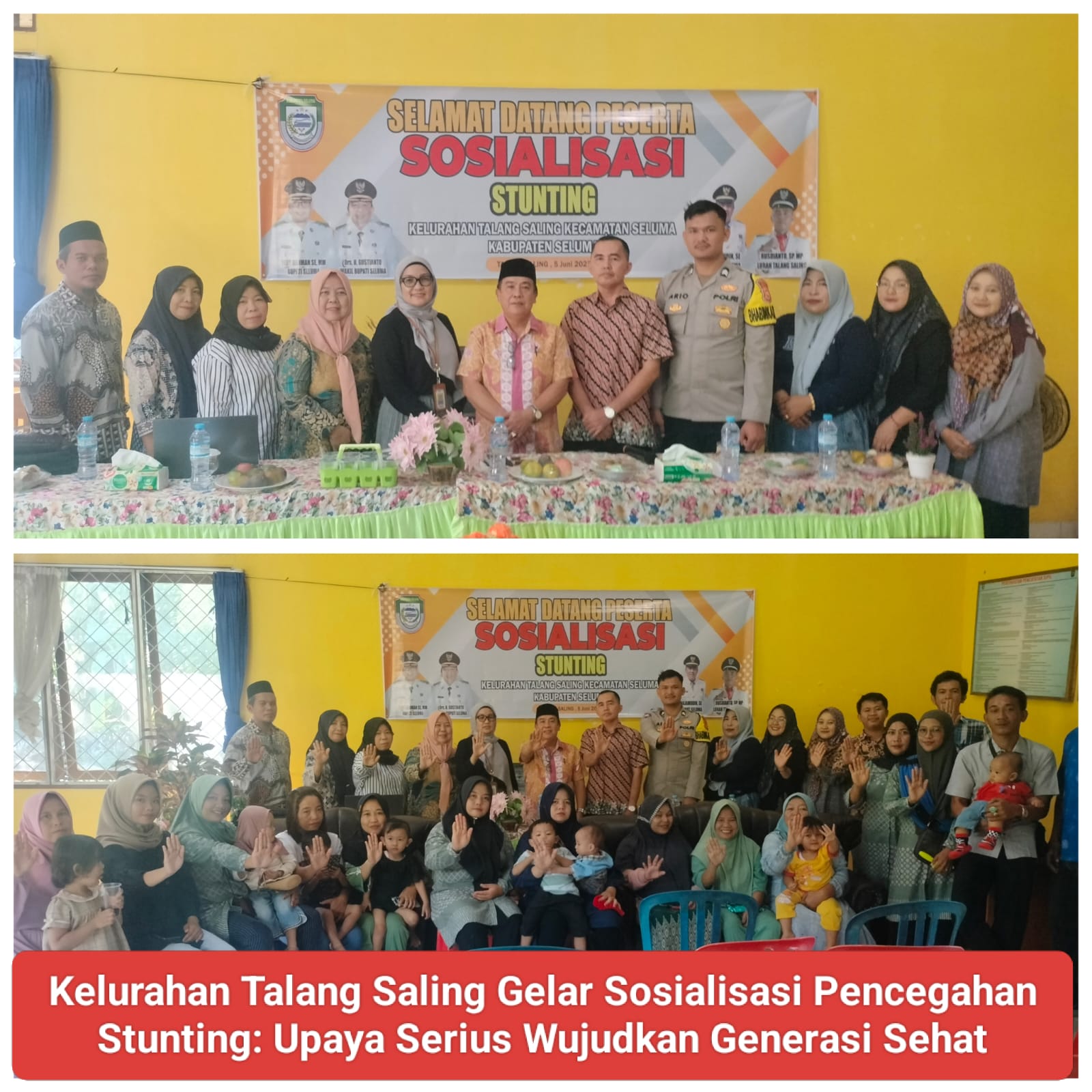 Kelurahan Talang Saling Gelar Sosialisasi Pencegahan Stunting: Upaya Serius Wujudkan Generasi Sehat