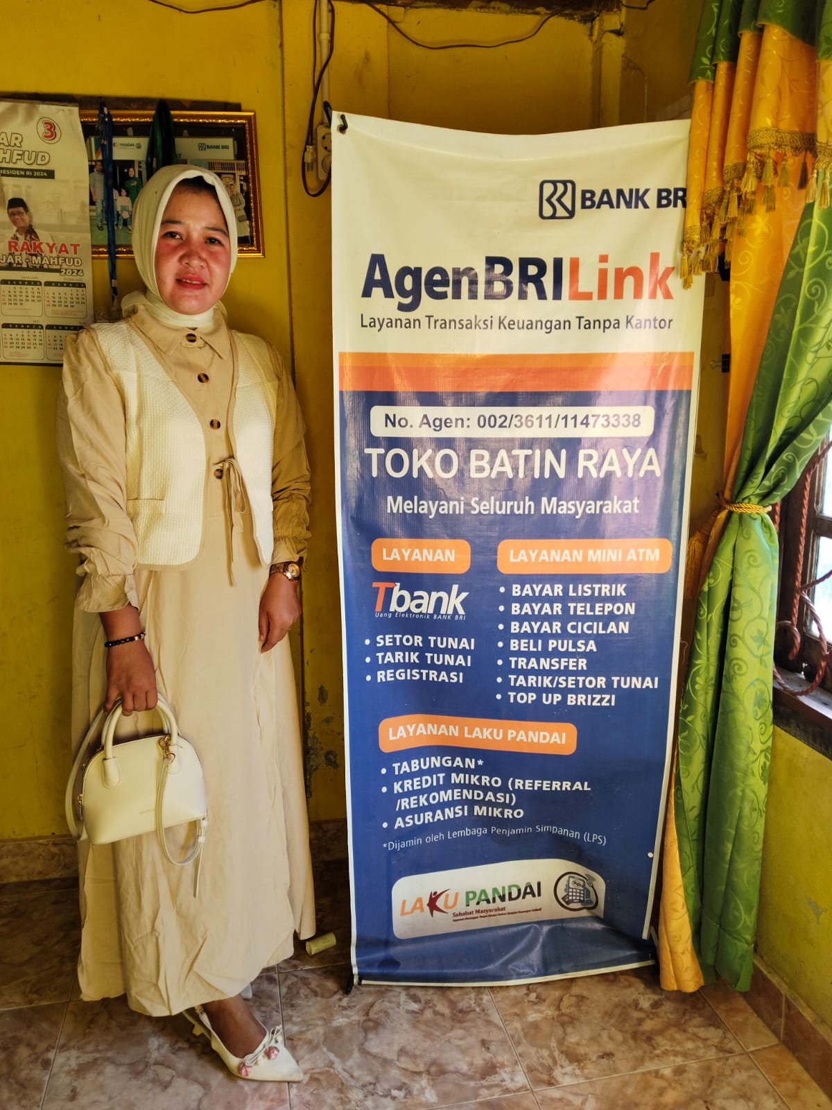 Brilink Batin Raya juga Layani Penarikan Bantuan PKH, Mempermudah Warga Desa