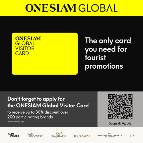 Siam Piwat Undang Pelancong Modern Menemukan 'ONESIAM Global Visitor Card',  Perjalanan Premium di Bangkok