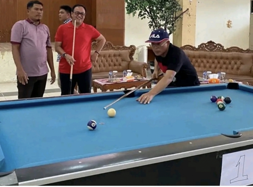 Ada Turnamen Billiard Antar OPD di Manna Bengkulu Selatan. Meriahkan HUT RI.
