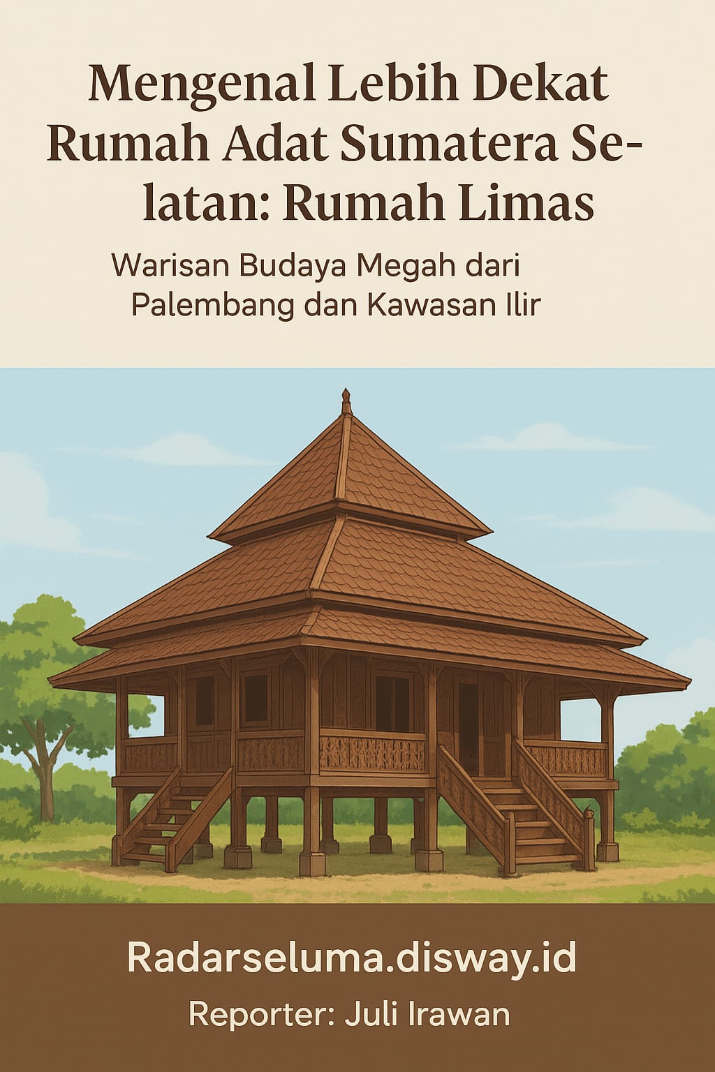 Mengenal Lebih Dekat Rumah Adat Sumatera Selatan: Rumah Limas, Warisan Budaya Megah dari Palembang dan Kawasan