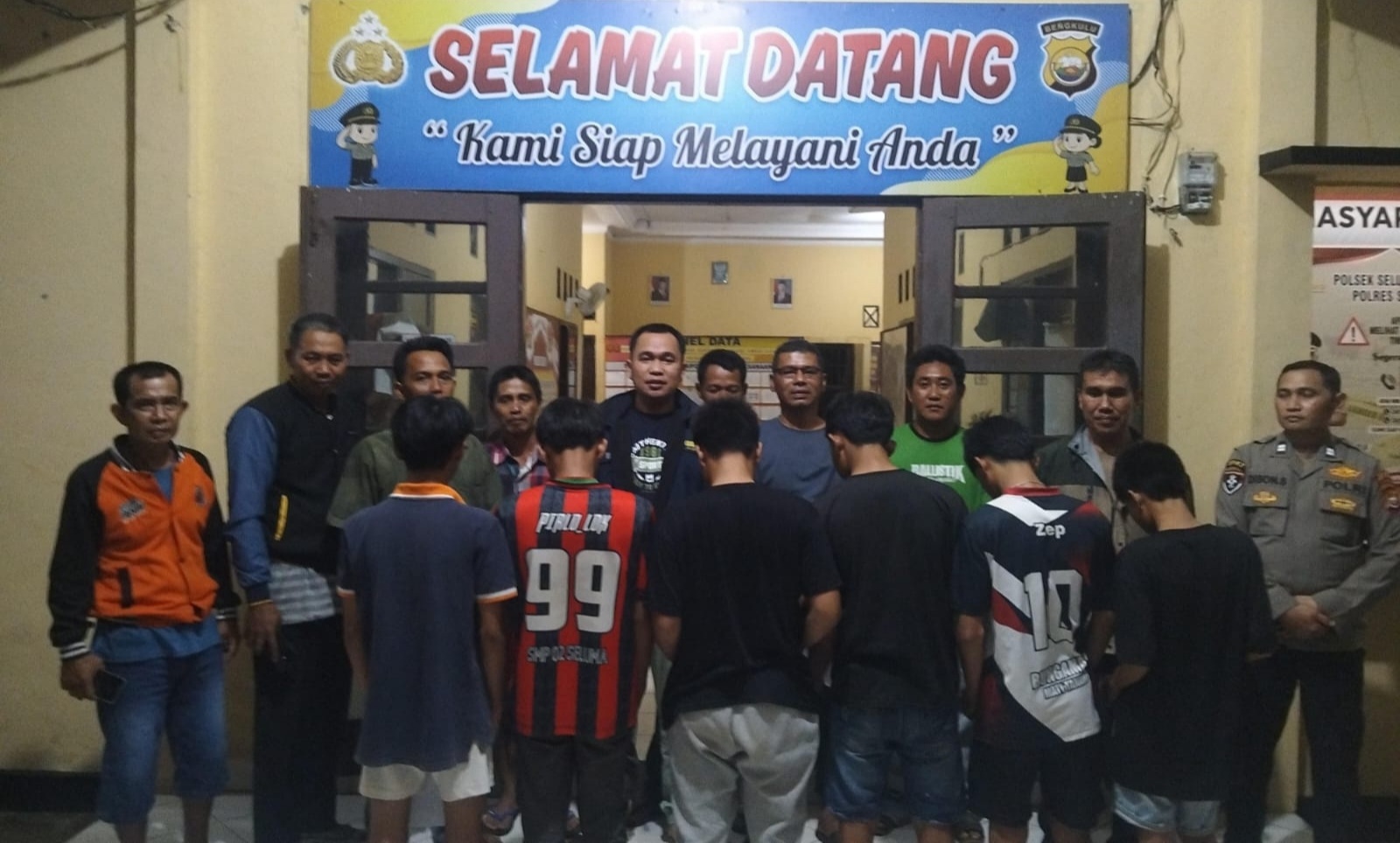  Polsek Seluma Timur Amankan 6 Anak, Hendak Perang Sarung