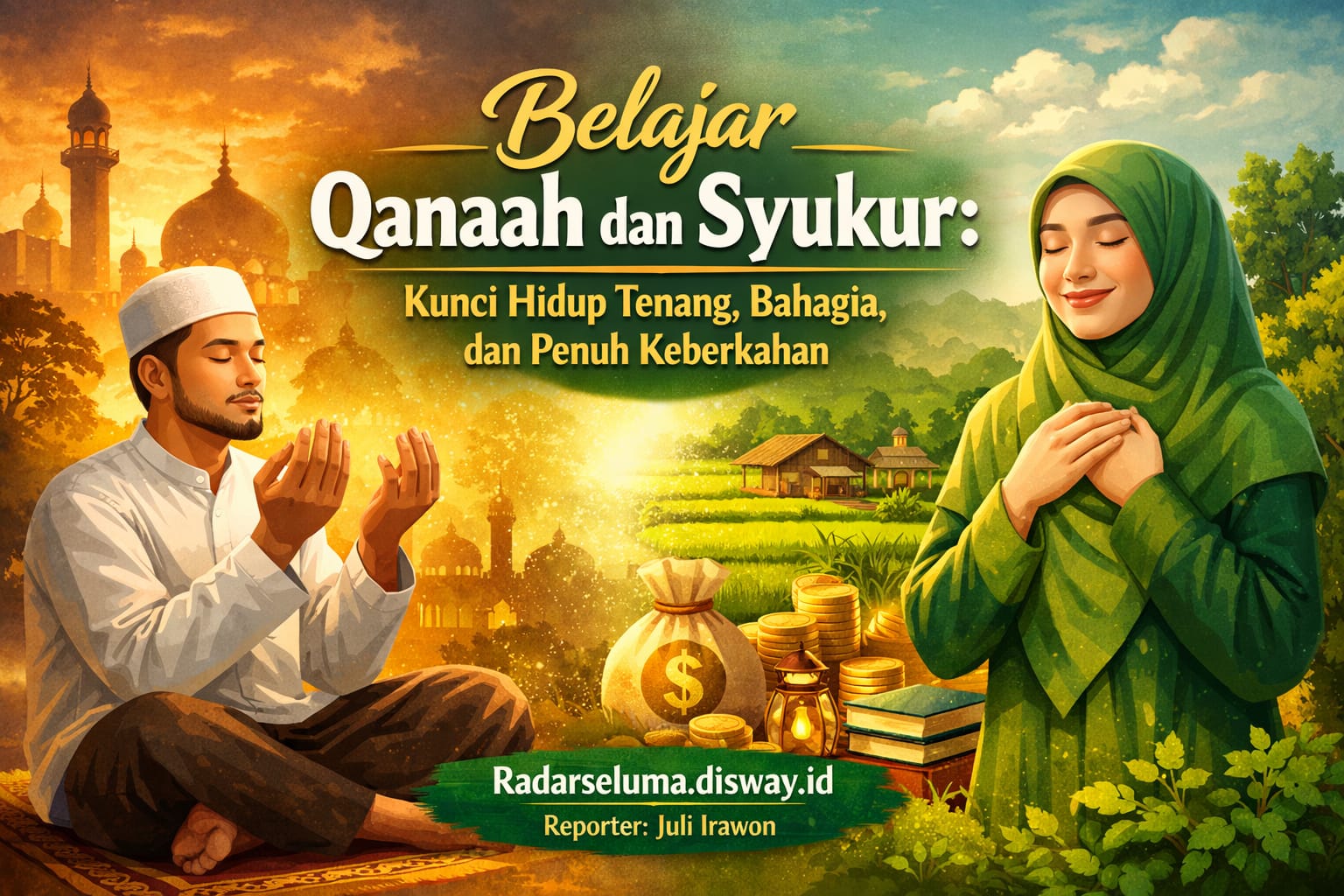 Belajar Qanaah dan Syukur: Kunci Hidup Tenang, Bahagia, dan Penuh Keberkahan