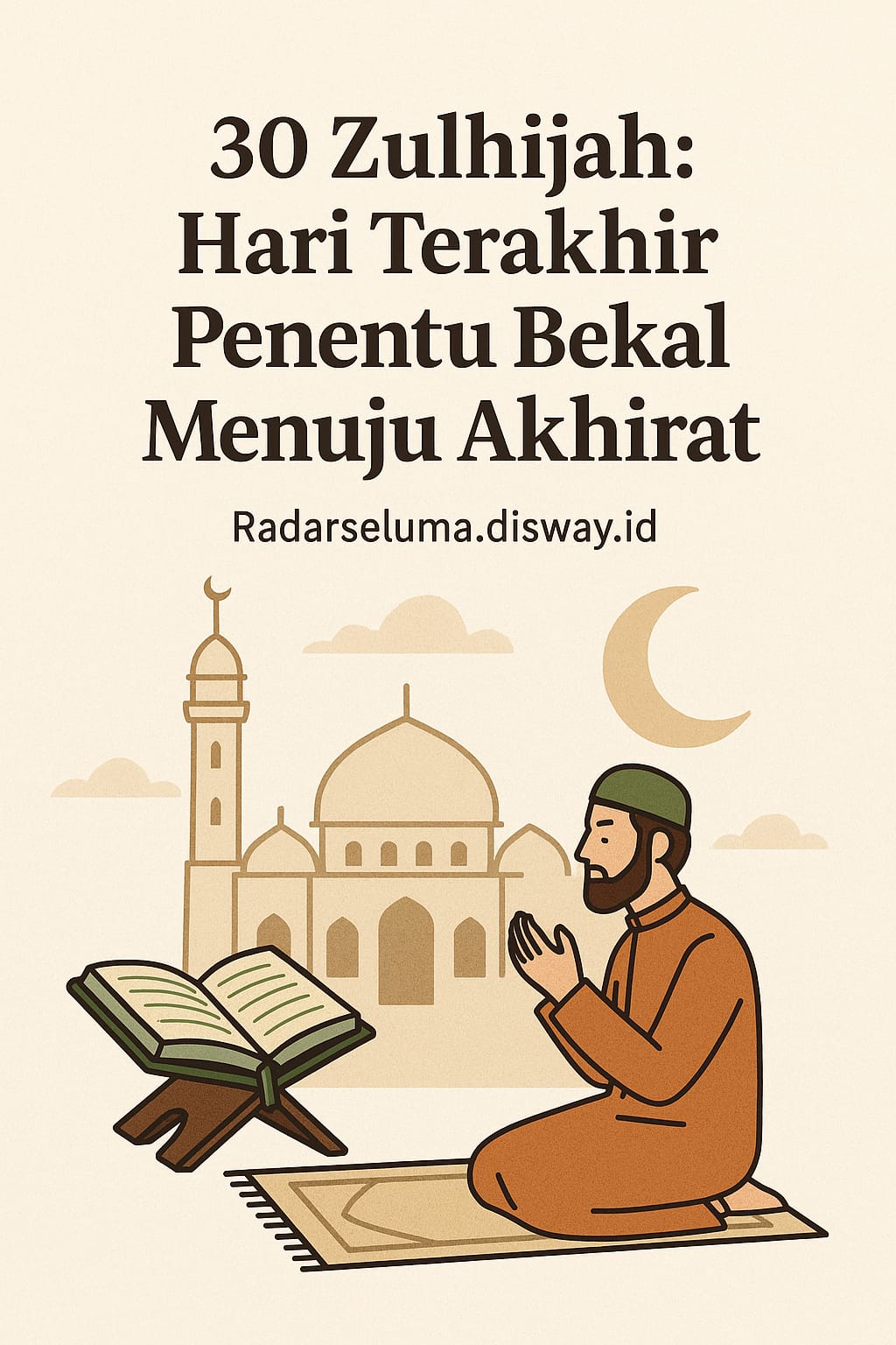 30 Zulhijah: Hari Terakhir Penentu Bekal Menuju Akhirat