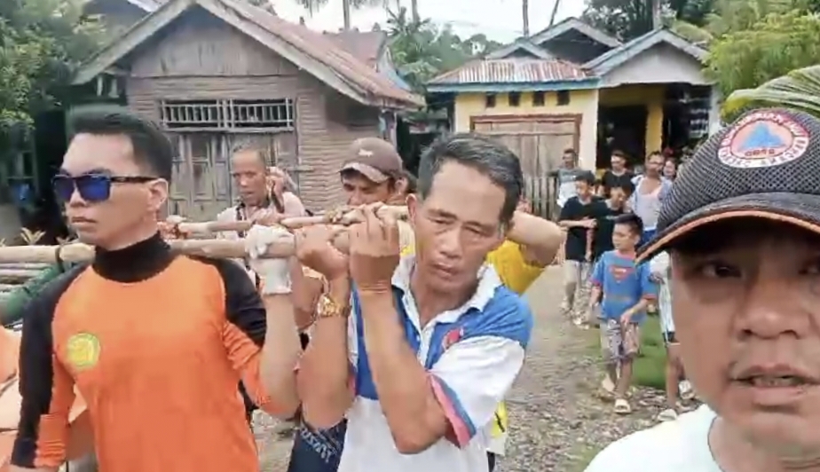 Korban Hanyut Warga Bandar Ragung Ditemukan Tewas Di Sungai Lubuk Badas Badar Riang desa Bandar Ragung