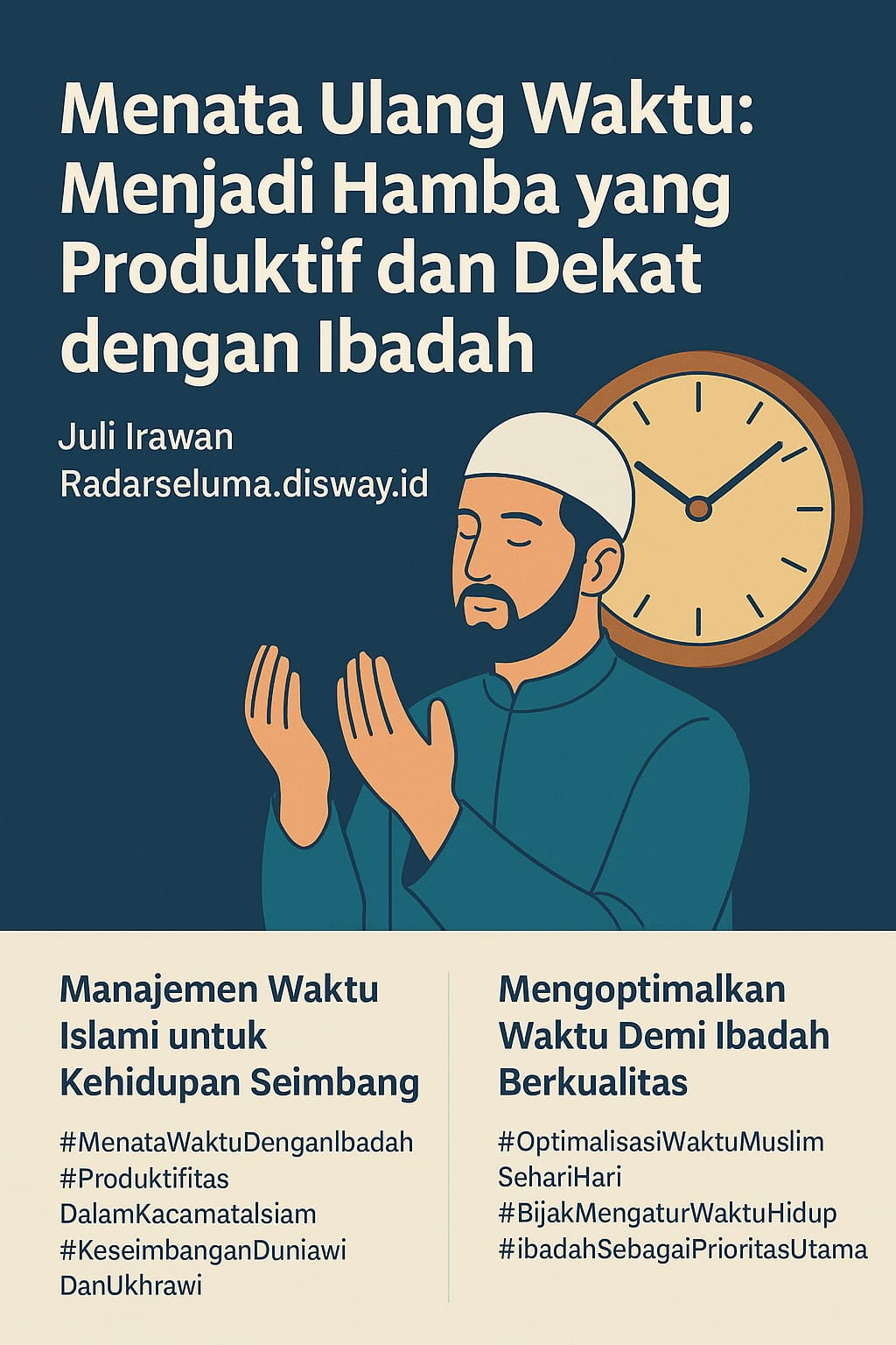 Menata Ulang Waktu: Menjadi Hamba yang Produktif dan Dekat dengan Ibadah