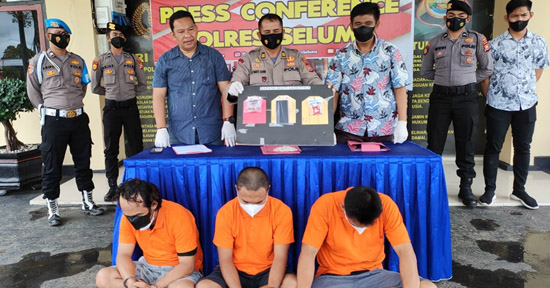 3 Pelaku Kepemilikan Narkotika Sabu dan Ganja, Diringkus Polres Seluma