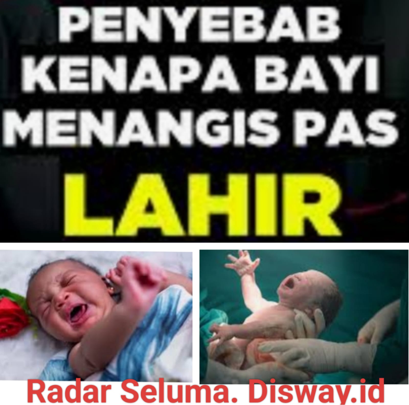 Mengapa Setiap Bayi Lahir Menangis Kecuali Nabi Isa..??? Ini Penyebab nya.