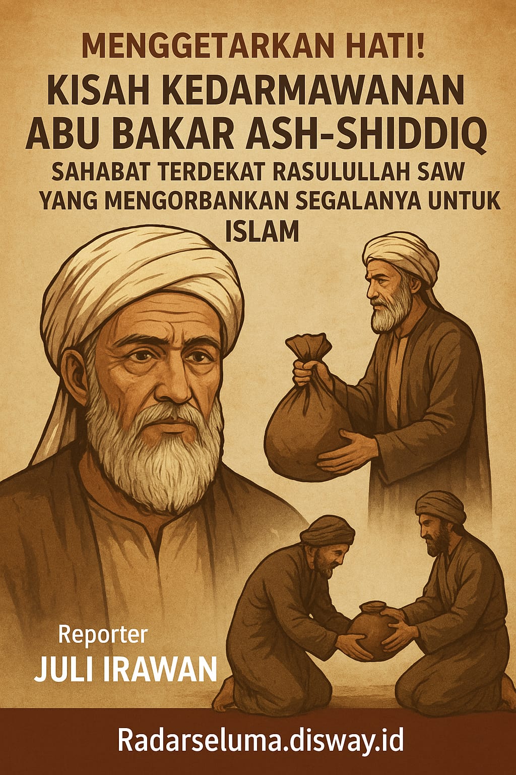 Menggetarkan Hati! Kisah Kedermawanan Abu Bakar Ash-Shiddiq