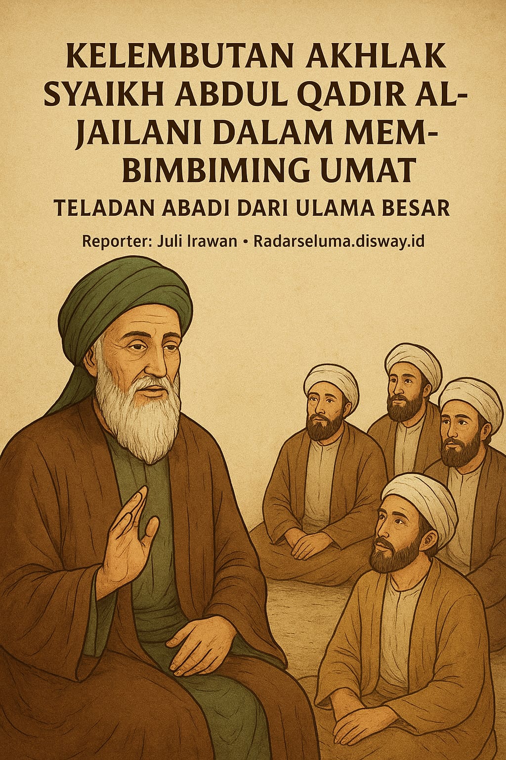 Kelembutan Akhlak Syaikh Abdul Qadir Al-Jailani dalam Membimbing Umat: Teladan Abadi dari Ulama Besar