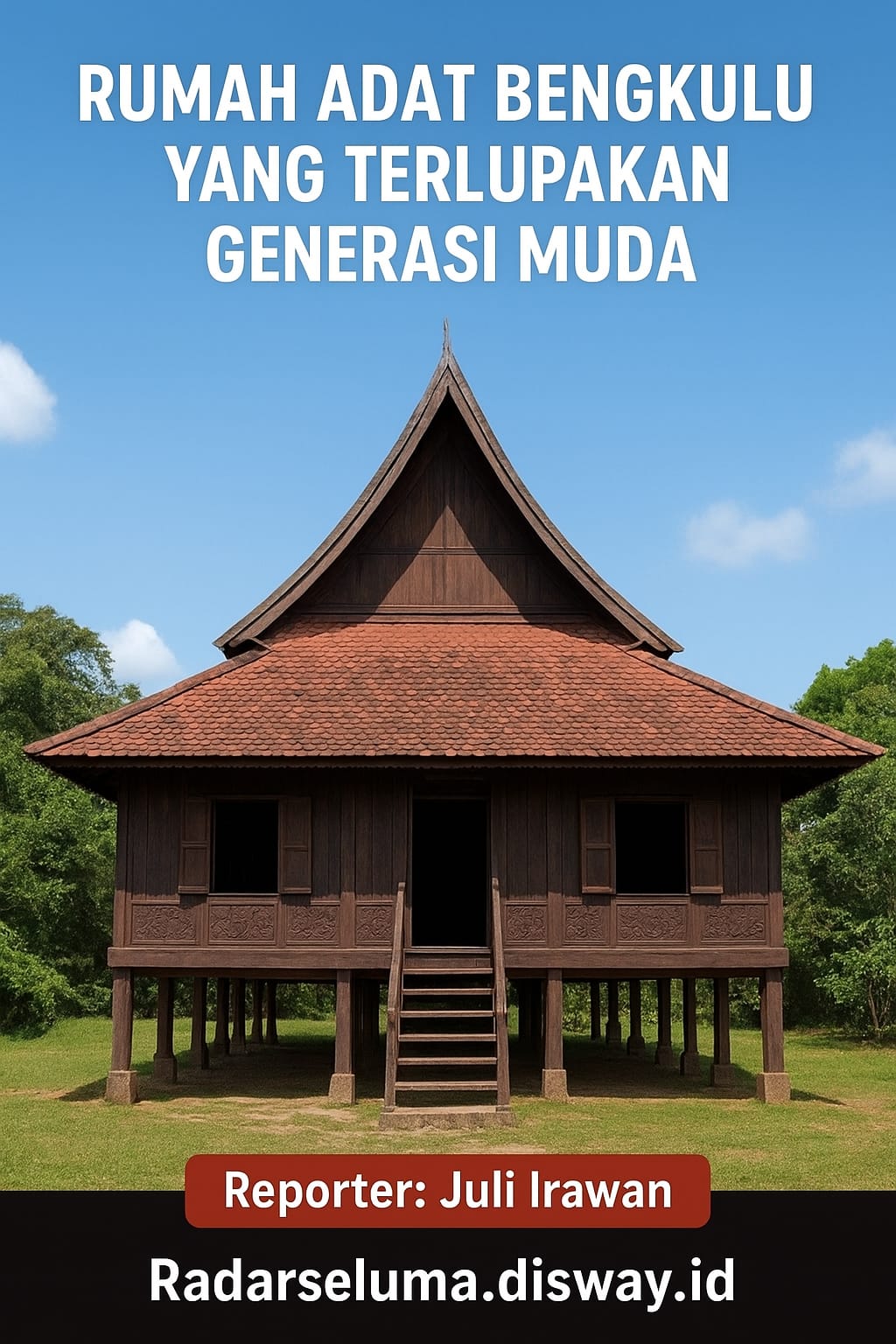 Rumah Adat Bengkulu: Warisan Arsitektur yang Mulai Terlupakan Generasi Muda