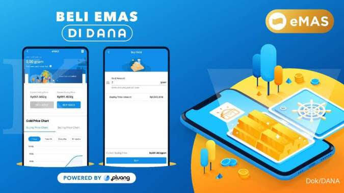 Cara Menabung Emas di Aplikasi DANA: Bisa Mulai dari 0,01 Gram Saja!