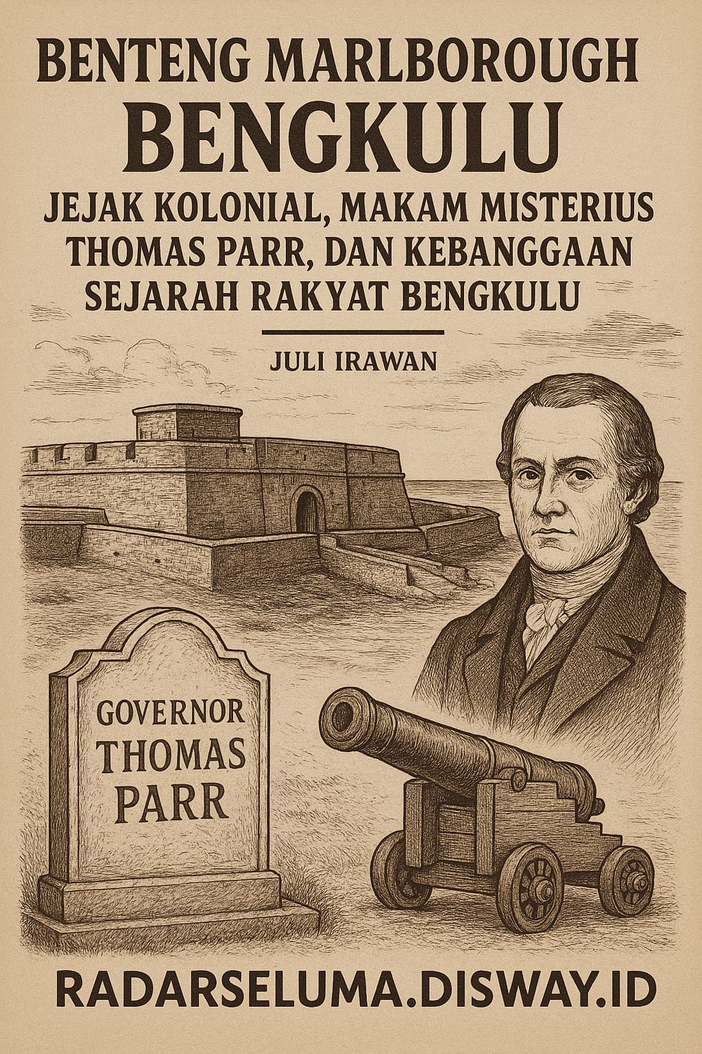 Benteng Marlborough: Jejak Kolonial, Makam Misterius Thomas Parr, dan Kebanggaan Sejarah Bengkulu