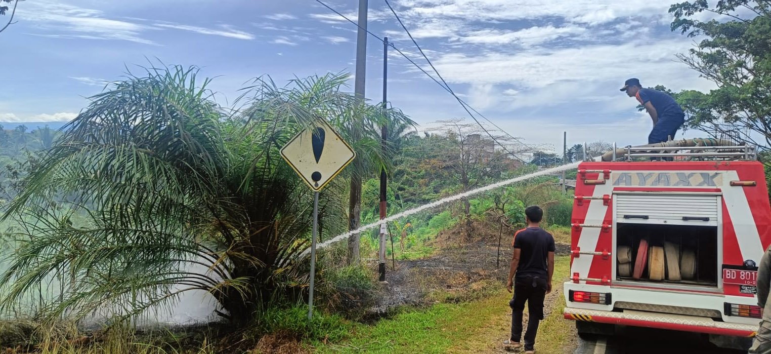 Panas Menyengat, Lahan MAN Model Seluma Terbakar