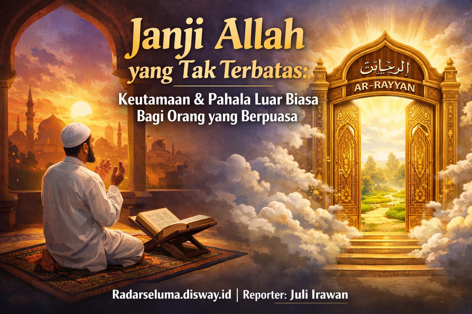 Janji Allah yang Tak Terbatas: Keutamaan dan Pahala Luar Biasa bagi Orang yang Berpuasa