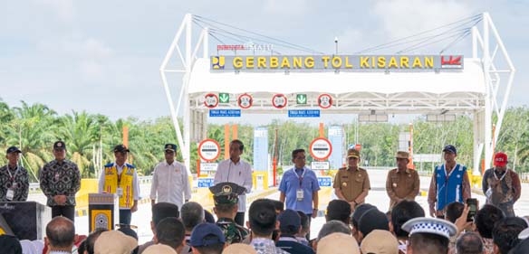 Proyek Jalan Tol Indrapura – Kisaran Seksi II dan Proyek Bayung Lencir - Tempino; Diresmikan