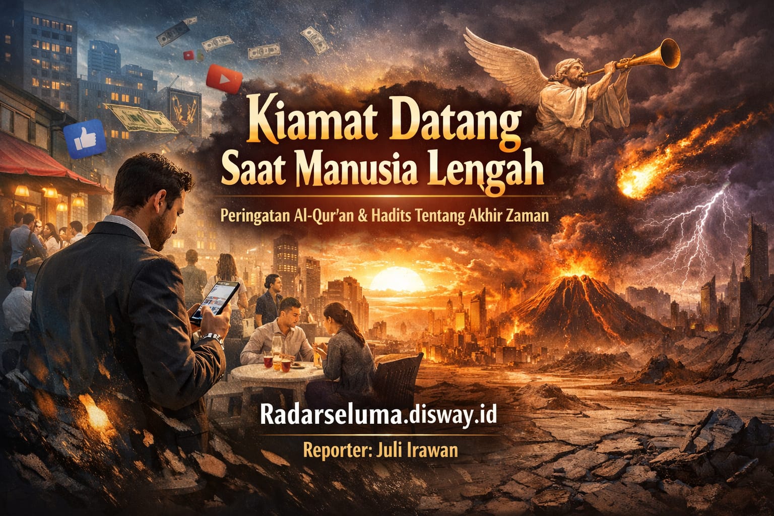 Kiamat Datang Saat Manusia Lengah: Peringatan Al-Qur’an dan Hadits tentang Akhir Zaman yang Sering Diabaikan