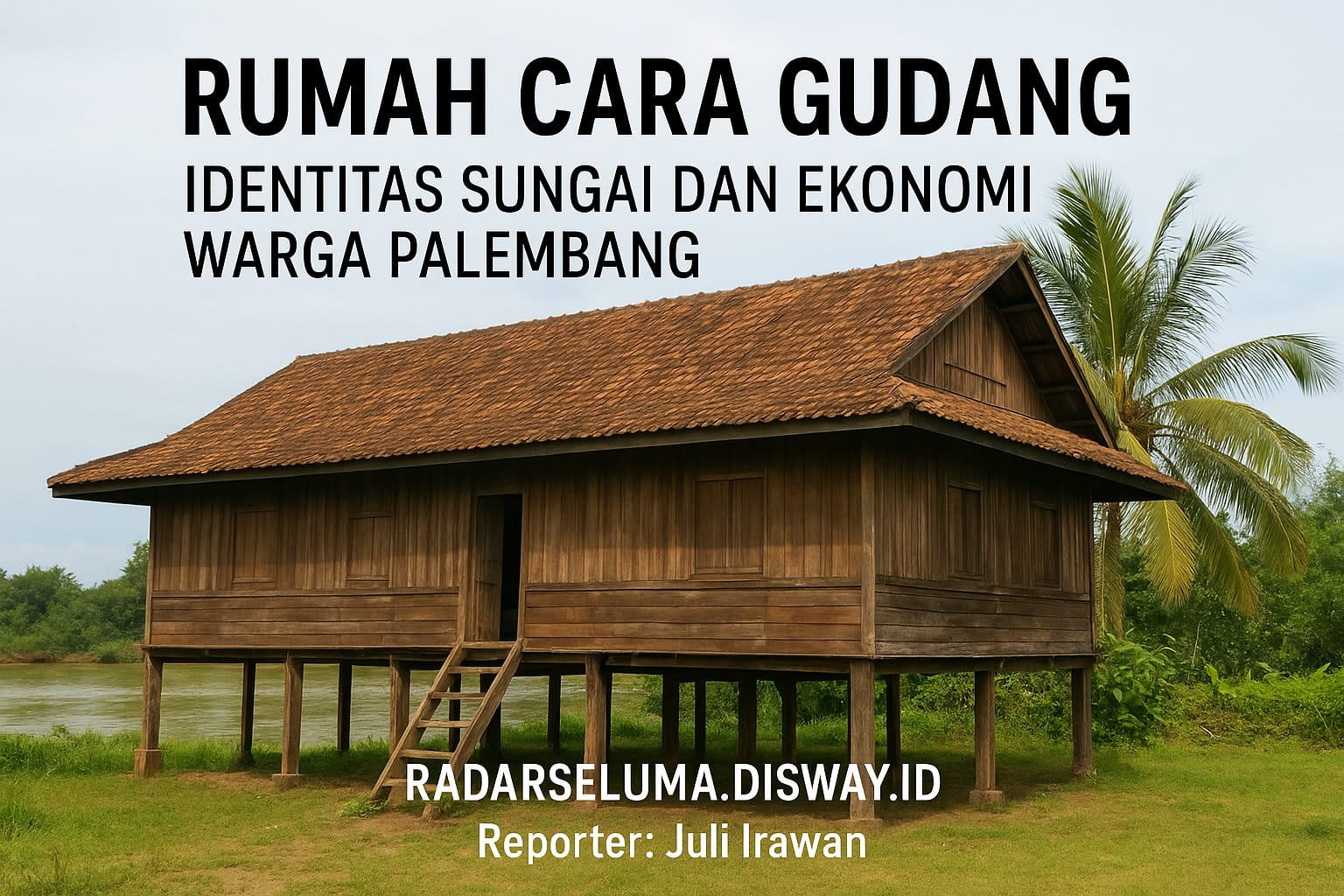 Rumah Cara Gudang: Jejak Hunian Sungai, Nalar Dagang, dan Identitas Melayu Palembang