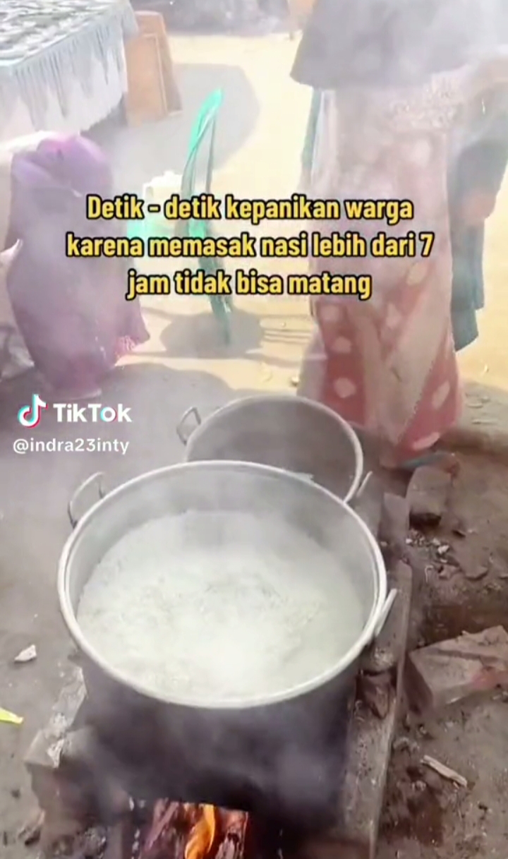 7 Jam Dimasak, Nasi di Hajatan Belum Matang.. Benarkah Gangguan Jin? 