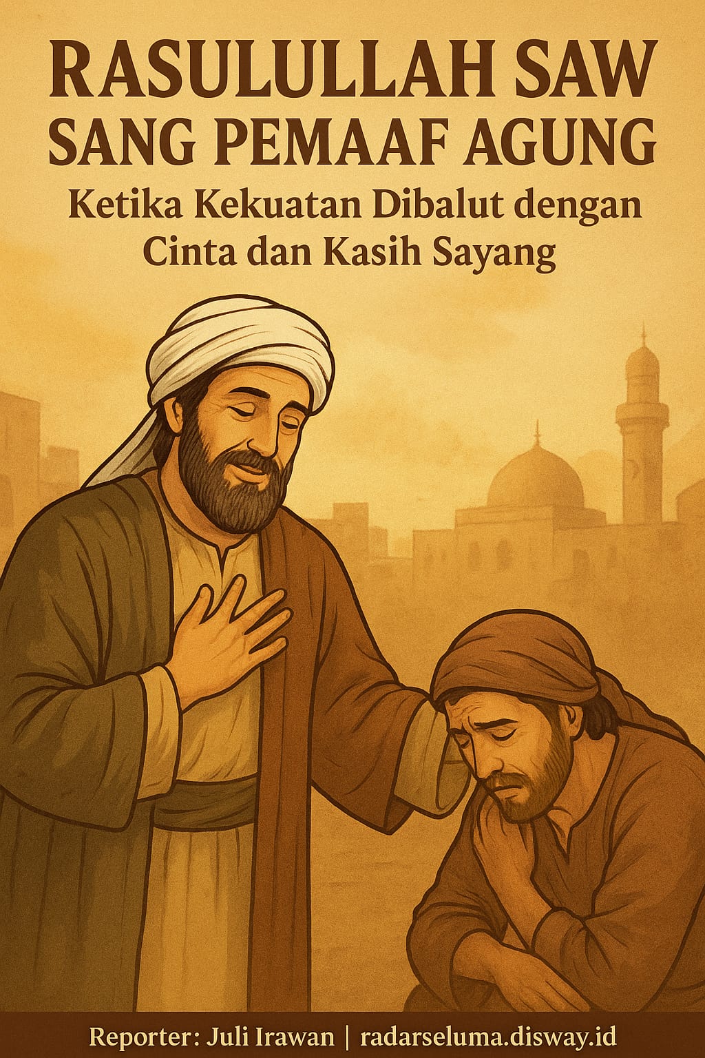 Rasulullah SAW Sang Pemaaf Agung: Ketika Kekuatan Dibalut dengan Cinta dan Kasih Sayang