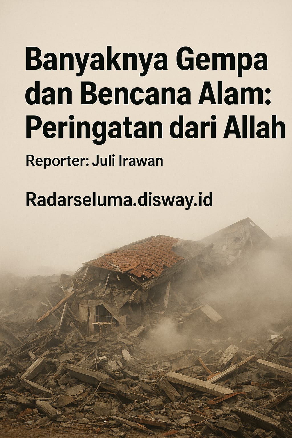 Banyaknya Gempa dan Bencana Alam: Peringatan dari Allah