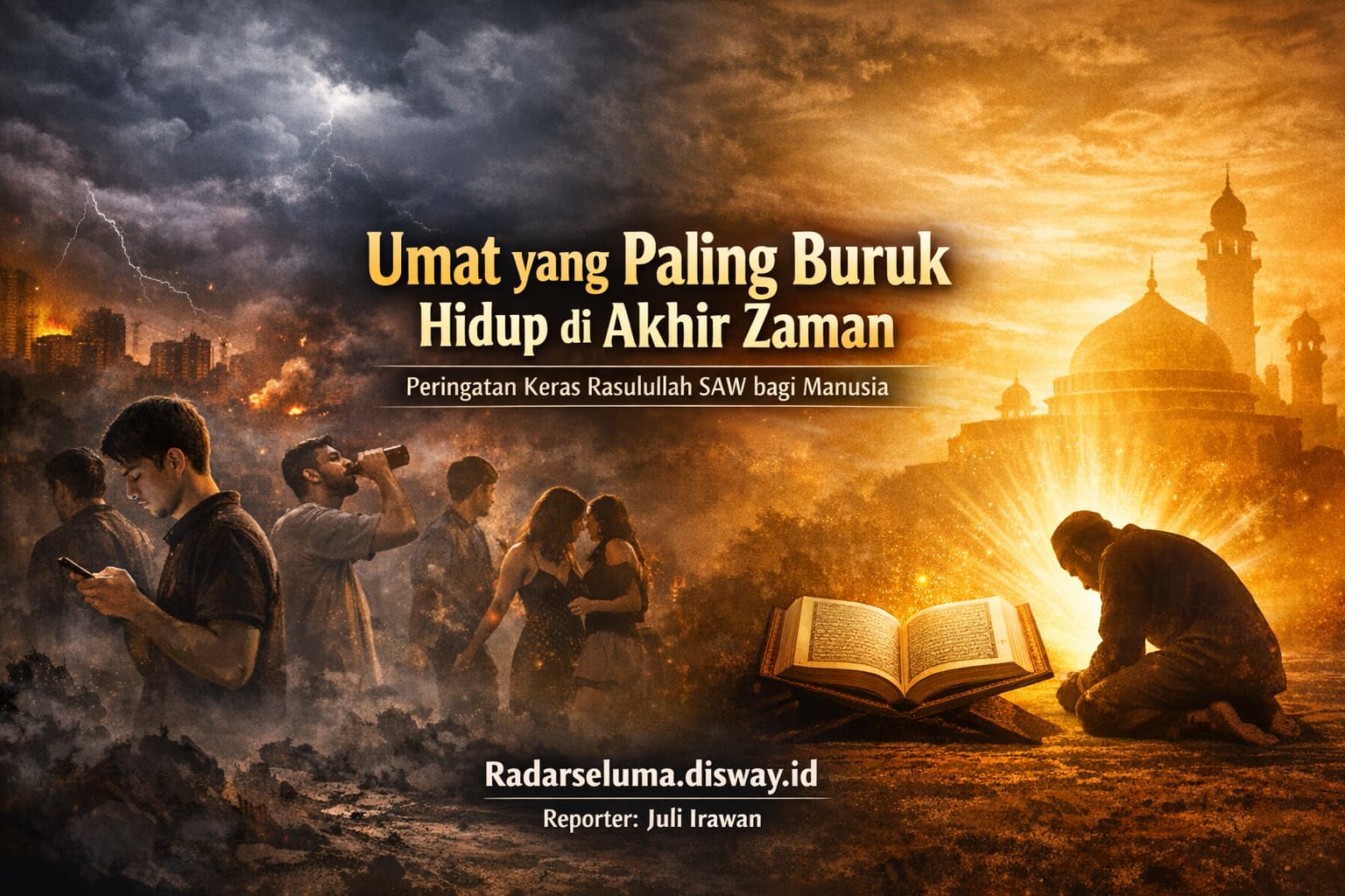 Umat yang Paling Buruk Hidup di Akhir Zaman: Ketika Nilai Iman Terkikis dan Maksiat Dianggap Biasa