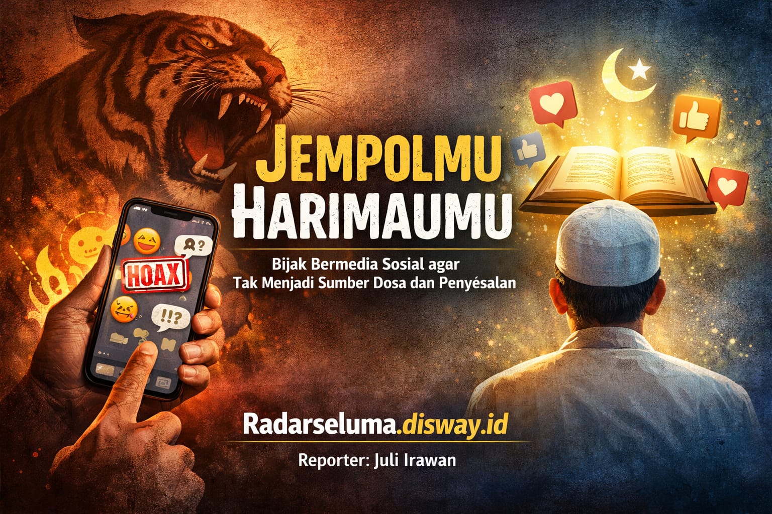 Jempolmu Harimaumu: Bijak Bermedia Sosial agar Tak Menjadi Sumber Dosa dan Penyesalan