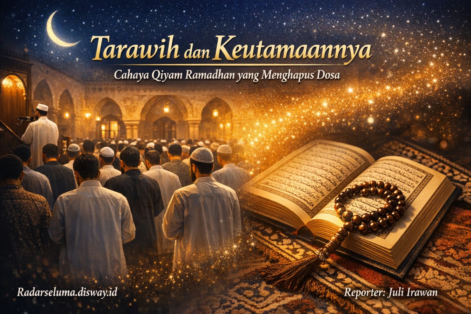 Tarawih dan Keutamaannya: Cahaya Qiyam Ramadhan yang Menghapus Dosa dan Mengangkat Derajat