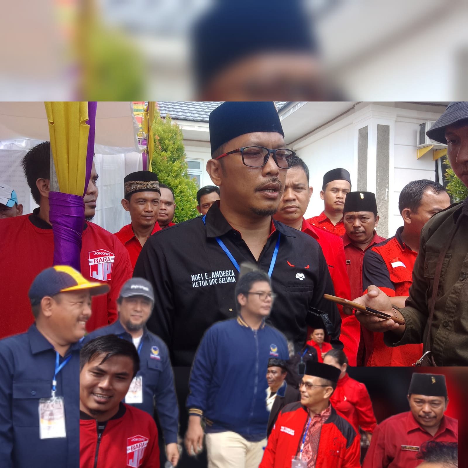 Pasukan Banteng Seruduk KPU, PDI P dan Nasdem Optimis Menang Pemilu