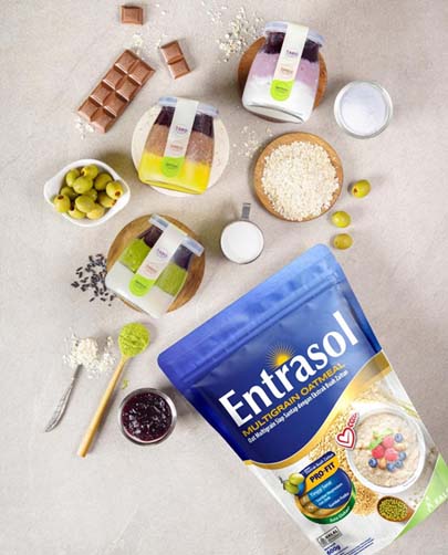    Entrasol Multigrain Oatmeal Kolaborasi dengan Hong Tang Ajak Anak Muda Nikmati Dessert Bernutrisi