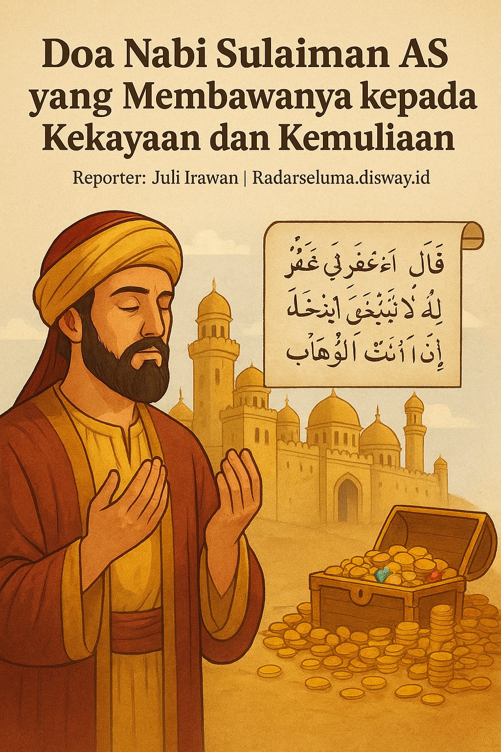 Doa Nabi Sulaiman AS yang Membawanya kepada Kekayaan dan Kemuliaan