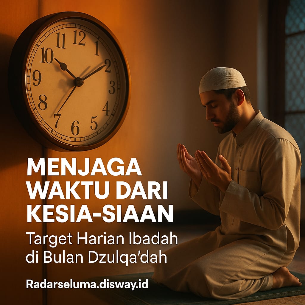 Menjaga Waktu dari Kesia-siaan: Target Harian Ibadah di Dzulqa’dah