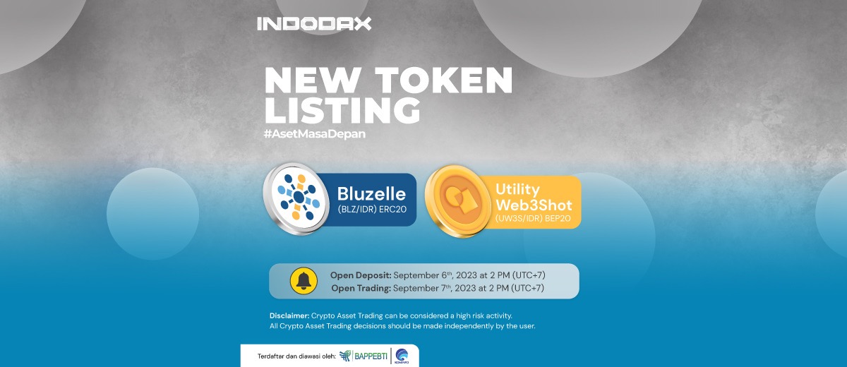 BLZ & UW3S Listing di INDODAX. Ayo Beli, Selagi Murah