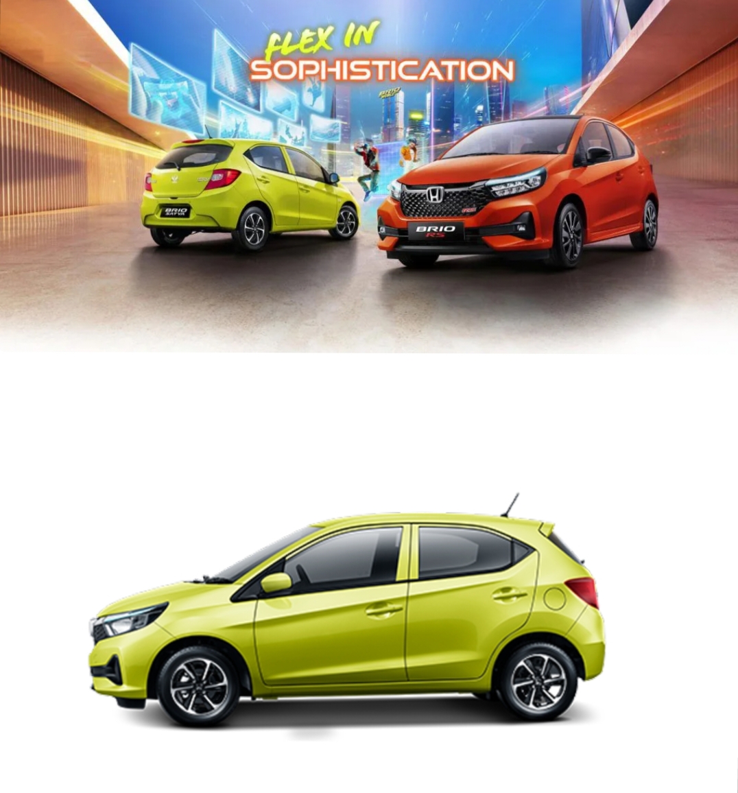 New Honda Brio, Mobil Berukuran Kecil Desain Lebih Kompak Dinamis yang Semakin Stylish!