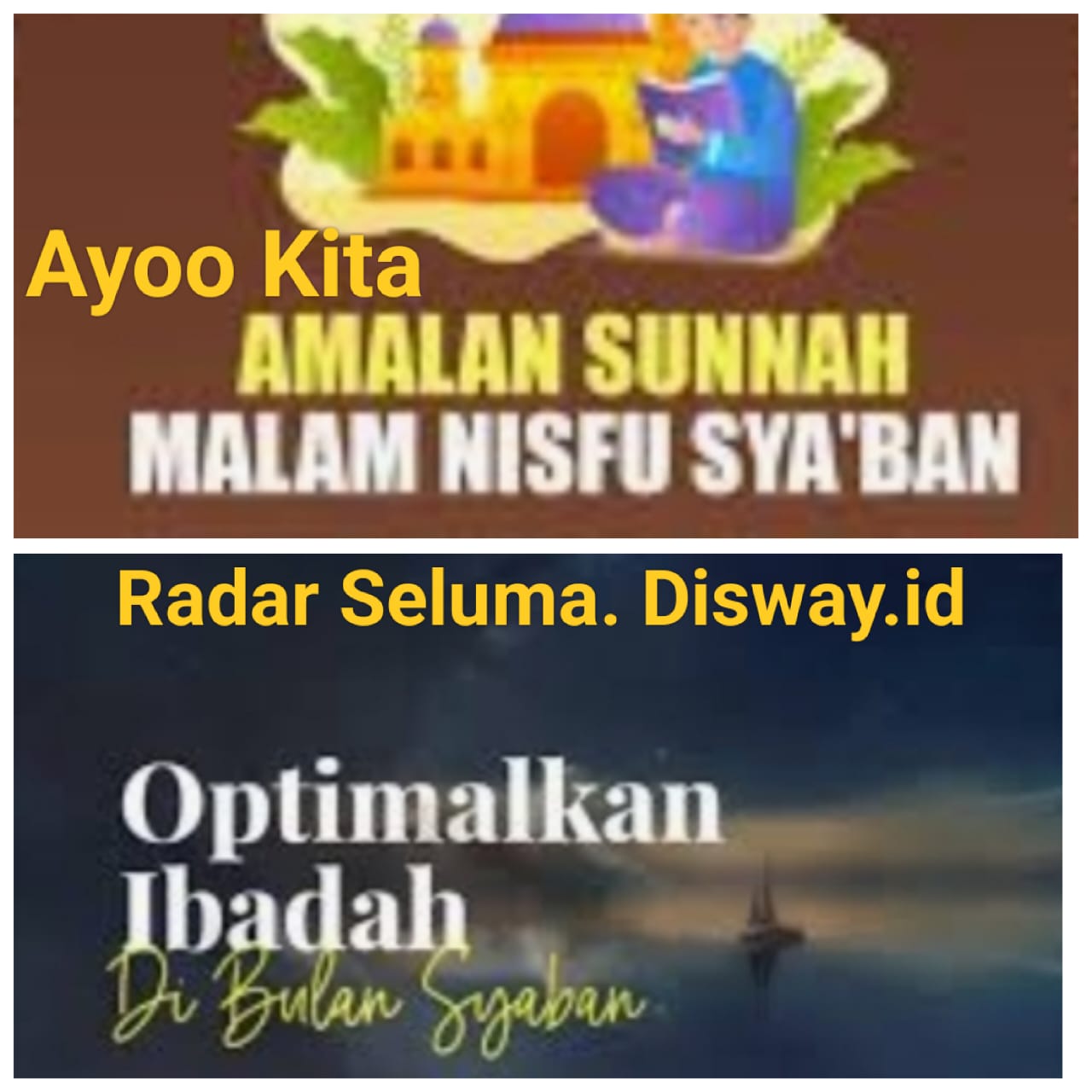 Inilah Beberapa Amalan Sunnah Yang Diajarkan Rasulullah SAW Di Bulan Syaban Part Tiga