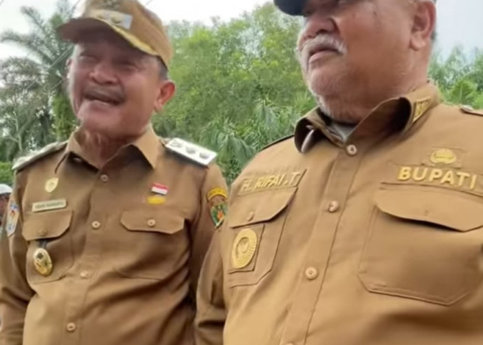  Bupati dan Wabup BS Kembali Cek Jembatan Penghubung Akses Permuda Transportasi 