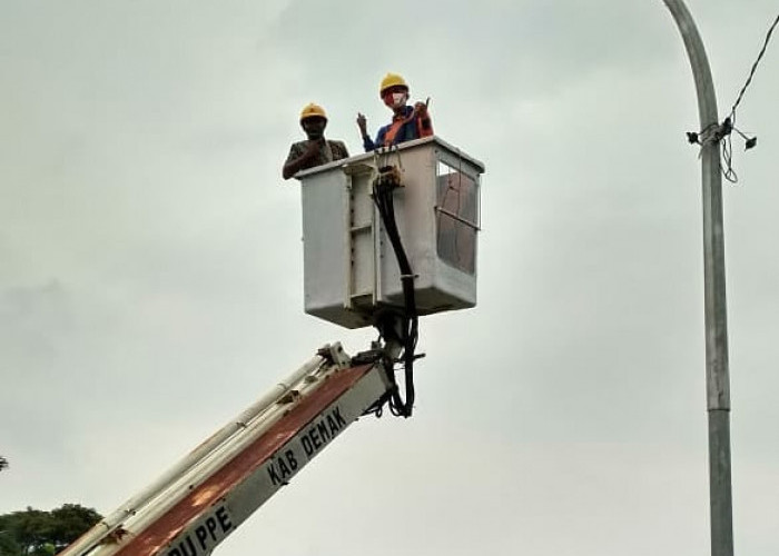   Hari Ini, 100 Unit Lampu PJU Ditargetkan Rampung,Seluma Kembali Terang