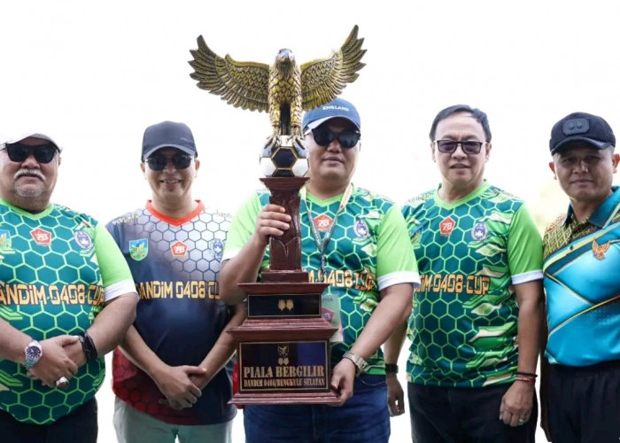 Wabup Bengkulu Selatan dan Ketua DPR Hadiri Turnamen Antar Klub Sepak Bola Dandim Cup se-Provinsi Bengkulu