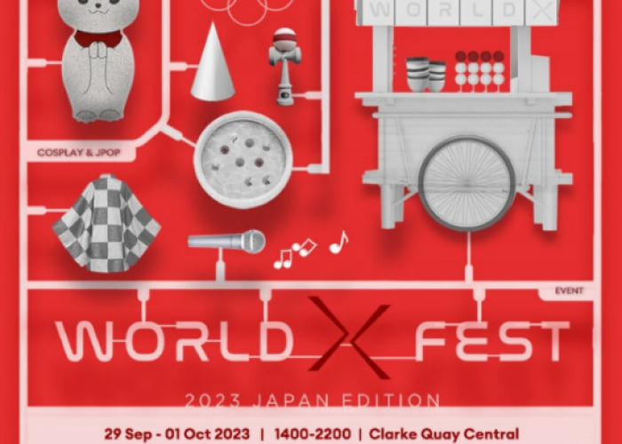  Edisi Jepang World X Fest 2023! Diluncurkan Perdana di Clarke Quay Central