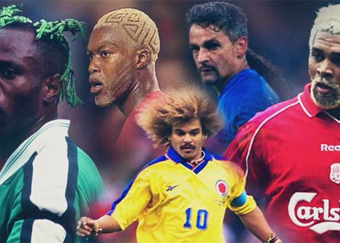 Top 10 Pemain Terbaik dengan Gaya Rambut Anehdi Dunia Sepak Bola