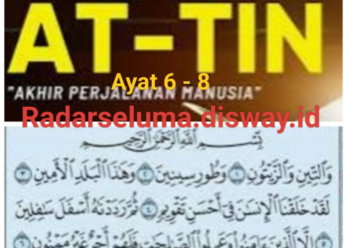 Tafsir Surat At Tin Ayat 6 - 8