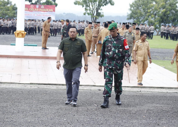 Gelar Pasukan di Seluma untuk Pengamanan Kunjungan Presiden Joko Widodo