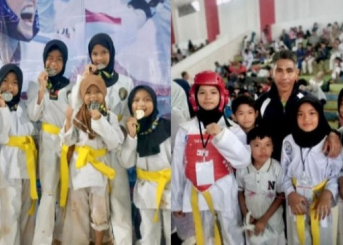 Atlet Taekwondo Kepahiang, Raih Emas di Turnamen Taekwondo Bupati Seluma