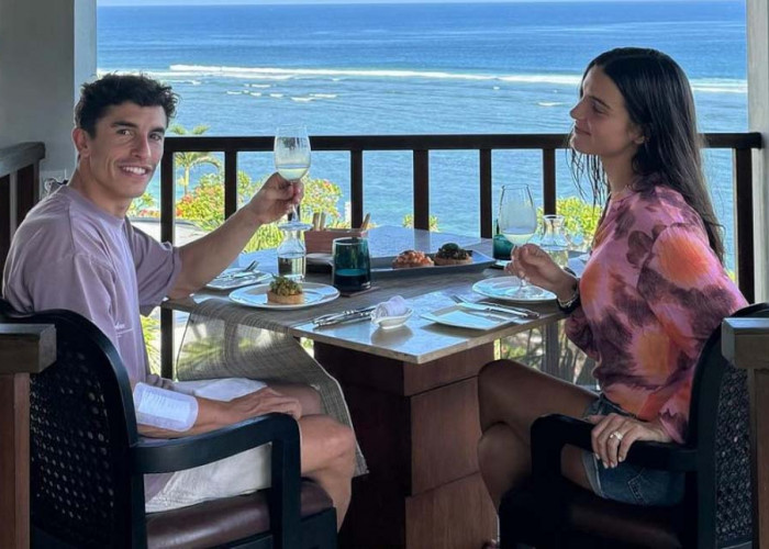  Marc Marquez dan Kekasihnya Gemma Pinto, Lagi Liburan di Bali