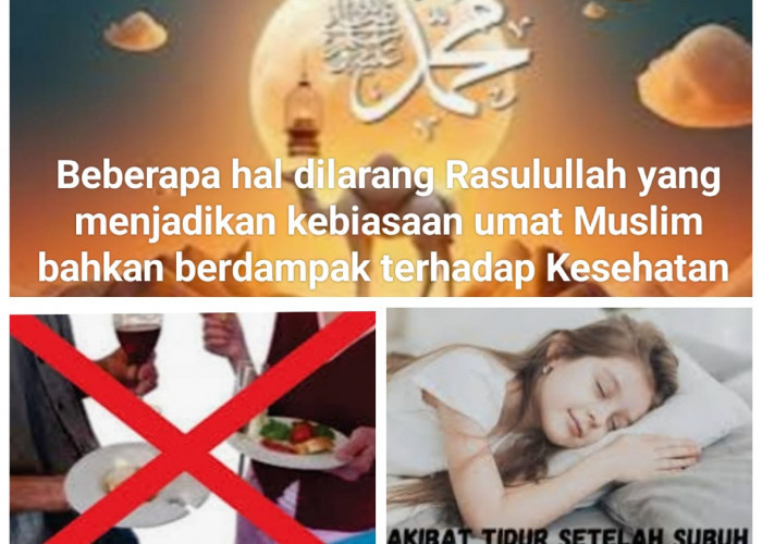 Ini lah 6 Hal Dilarang Oleh Rasulullah SAW dalam Kehidupan Sehari-hari 