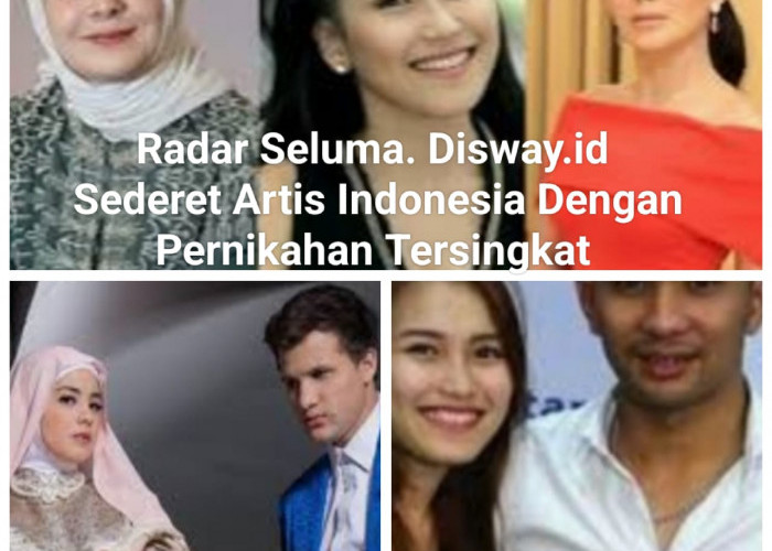 Inilah 7 Artis Indonesia Dengan Pernikahan Tersingkat. Siapa Saja Ayoo Kita Cari Tau.